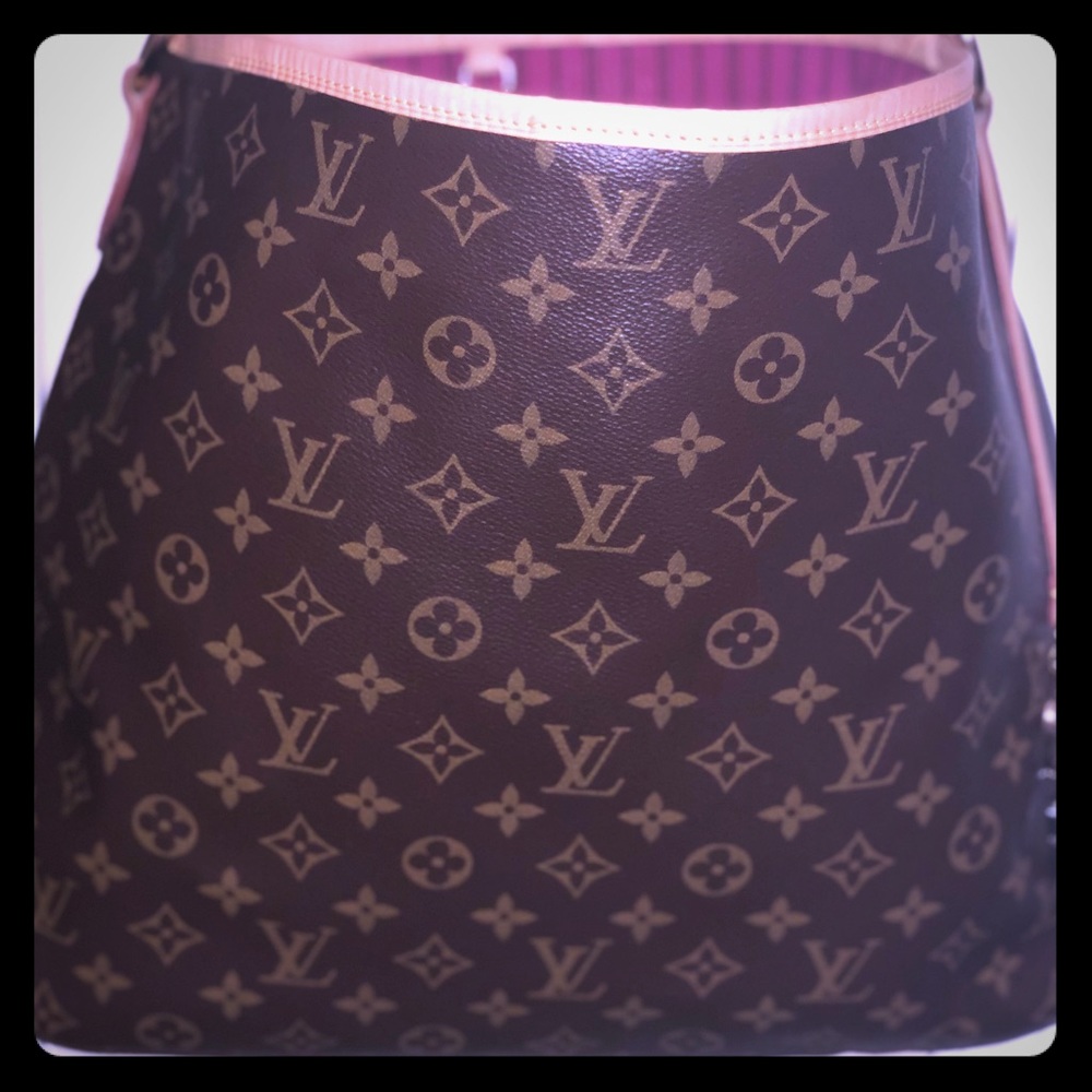 LV Delightful MM Retired Iconic Hobo, Tote,